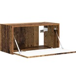 VidaXL TV Wandkast Oud Hout 60 x 31 x 29.5 cm Bewerkt hout