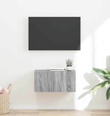 VidaXL TV Wandkast Grijs Sonoma 60 x 31 x 29.5 cm Bewerkt hout