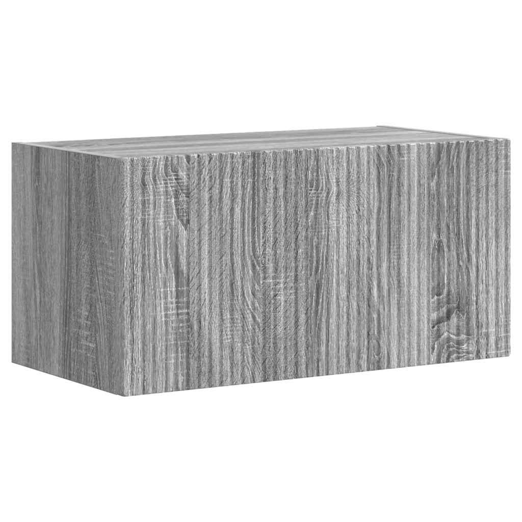 VidaXL TV Wandkast Grijs Sonoma 60 x 31 x 29.5 cm Bewerkt hout
