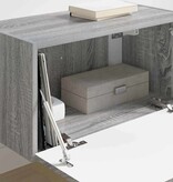 VidaXL TV Wandkast Grijs Sonoma 60 x 31 x 29.5 cm Bewerkt hout