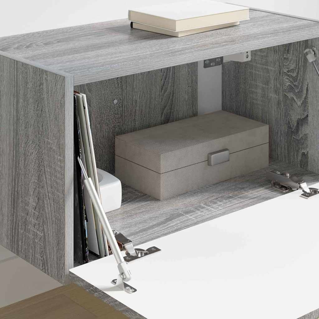 VidaXL TV Wandkast Grijs Sonoma 60 x 31 x 29.5 cm Bewerkt hout