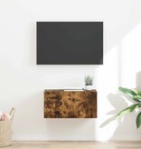 VidaXL TV Wandkast Gerookt eiken 60 x 31 x 29.5 cm Bewerkt hout