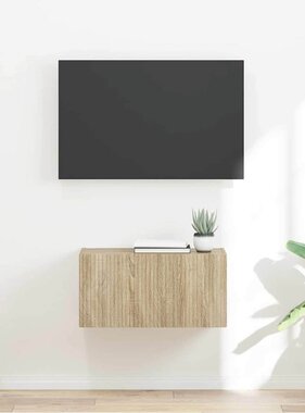 VidaXL TV Wandkast Sonoma 60 x 31 x 29.5 cm Bewerkt hout