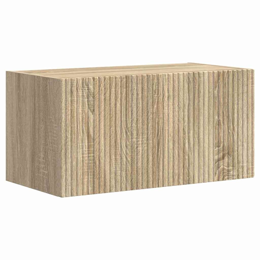 VidaXL TV Wandkast Sonoma 60 x 31 x 29.5 cm Bewerkt hout