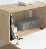 VidaXL TV Wandkast Sonoma 60 x 31 x 29.5 cm Bewerkt hout