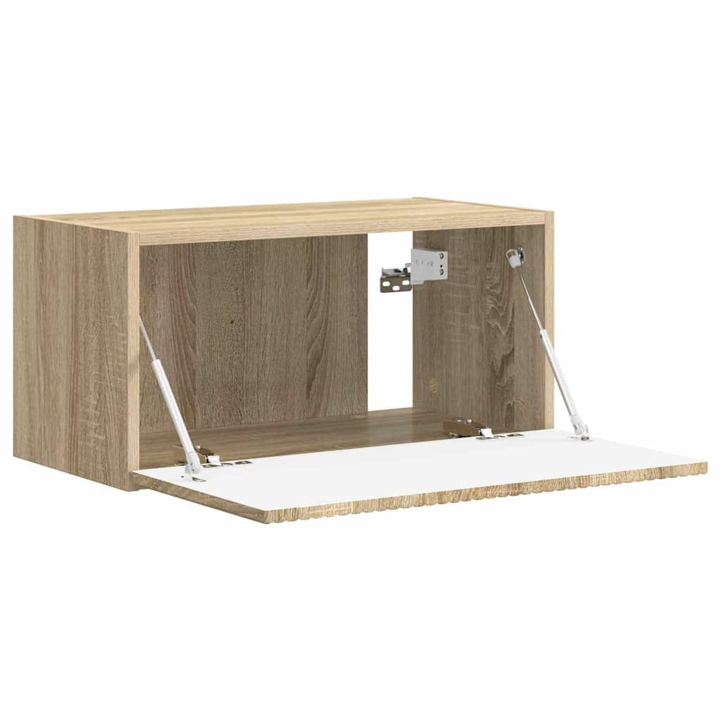 VidaXL TV Wandkast Sonoma 60 x 31 x 29.5 cm Bewerkt hout