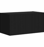 VidaXL TV Wandkast Wandgemonteerd Zwart 60 x 31 x 29.5 cm Bewerkt hout