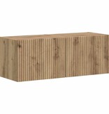 VidaXL TV Wandkast 2 pcs Ambachtelijk eiken 60 x 31 x 29.5 cm