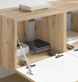 VidaXL TV Wandkast 2 pcs Ambachtelijk eiken 60 x 31 x 29.5 cm