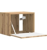 VidaXL TV Wandkast 2 pcs Ambachtelijk eiken 60 x 31 x 29.5 cm