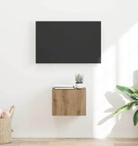 VidaXL TV Wandkast Ambachtelijk eiken 60 x 31 x 29.5 cm Bewerkt hout