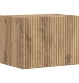 VidaXL TV Wandkast Ambachtelijk eiken 60 x 31 x 29.5 cm Bewerkt hout