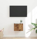 VidaXL TV Wandkast Oud Hout 60 x 31 x 29.5 cm Bewerkt hout