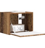VidaXL TV Wandkast Oud Hout 60 x 31 x 29.5 cm Bewerkt hout