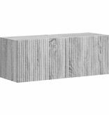 VidaXL TV Wandkast 2 pcs Grijs Sonoma 60 x 31 x 29.5 cm Bewerkt hout