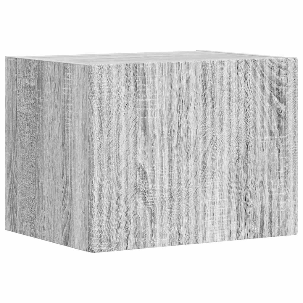 VidaXL TV Wandkast Grijs Sonoma 60 x 31 x 29.5 cm Bewerkt hout