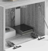 VidaXL TV Wandkast Grijs Sonoma 60 x 31 x 29.5 cm Bewerkt hout