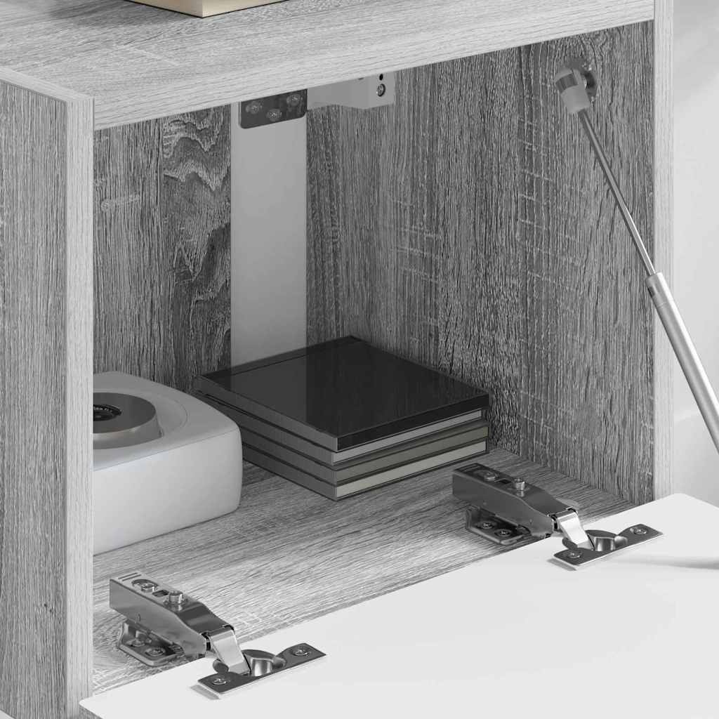 VidaXL TV Wandkast Grijs Sonoma 60 x 31 x 29.5 cm Bewerkt hout