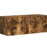 VidaXL TV Wandkast 2 pcs Gerookt eiken 60 x 31 x 29.5 cm Bewerkt hout