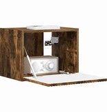 VidaXL TV Wandkast Gerookt eiken 60 x 31 x 29.5 cm Bewerkt hout