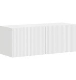 VidaXL TV Wandkast 2 pcs Glanzend Wit 60 x 31 x 29.5 cm Bewerkt hout