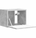 VidaXL TV Wandkast 2 pcs Beton 60 x 31 x 29.5 cm Bewerkt hout