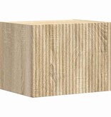 VidaXL TV Wandkast 2 pcs Sonoma 60 x 31 x 29.5 cm Bewerkt hout
