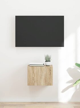 VidaXL TV Wandkast Sonoma 60 x 31 x 29.5 cm Bewerkt hout