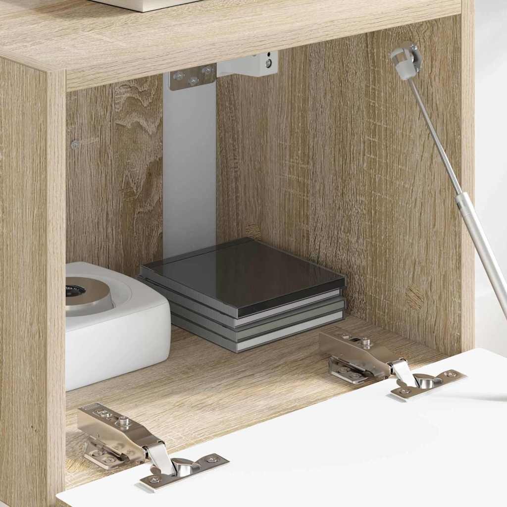 VidaXL TV Wandkast Sonoma 60 x 31 x 29.5 cm Bewerkt hout