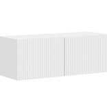 VidaXL TV Wandkast 2 pcs Wit 60 x 31 x 29.5 cm Bewerkt hout