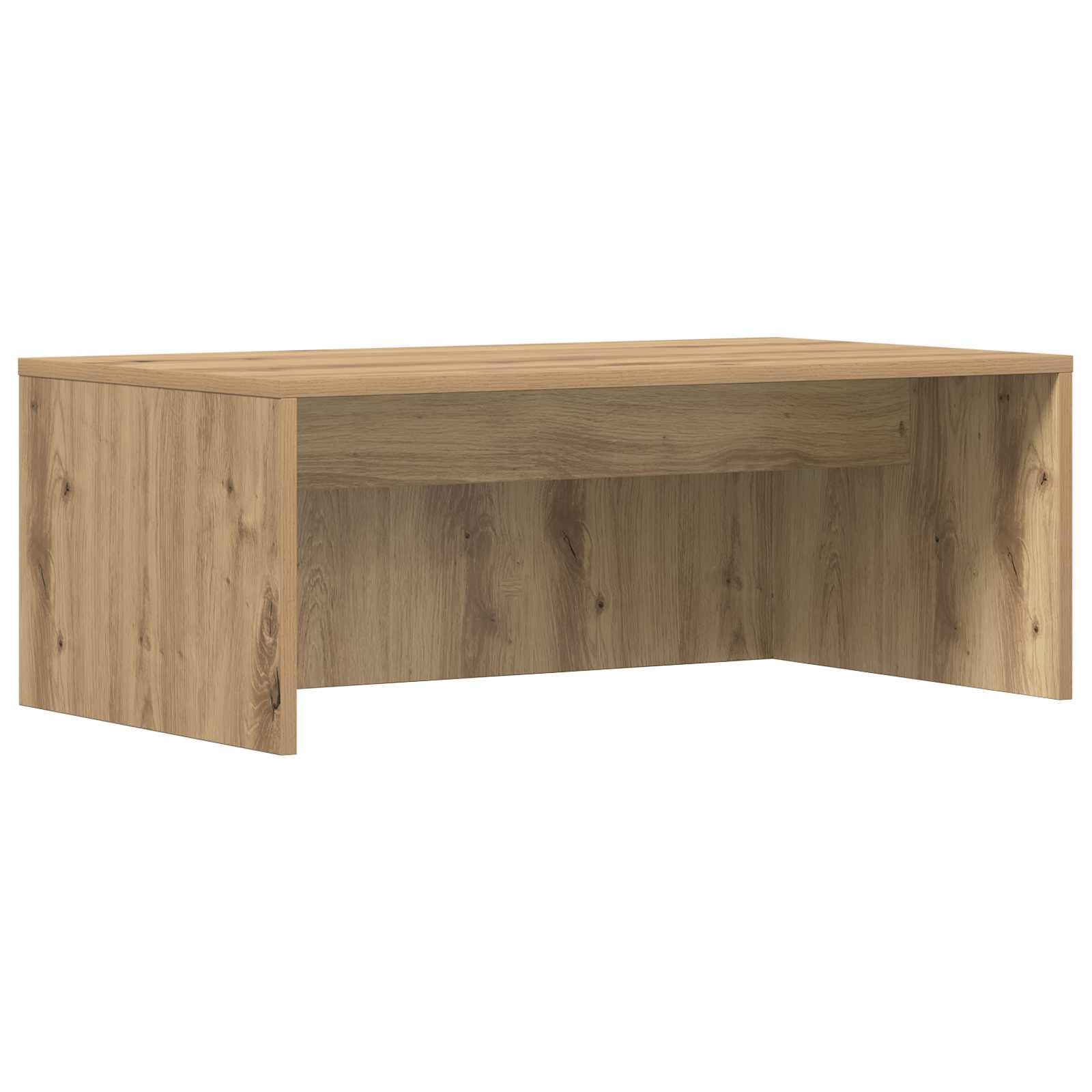 VidaXL Aan de muur bevestigd bureau Artisan Eiken 80 x 45 x 30 cm