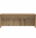 VidaXL Aan de muur bevestigd bureau Artisan Eiken 80 x 45 x 30 cm