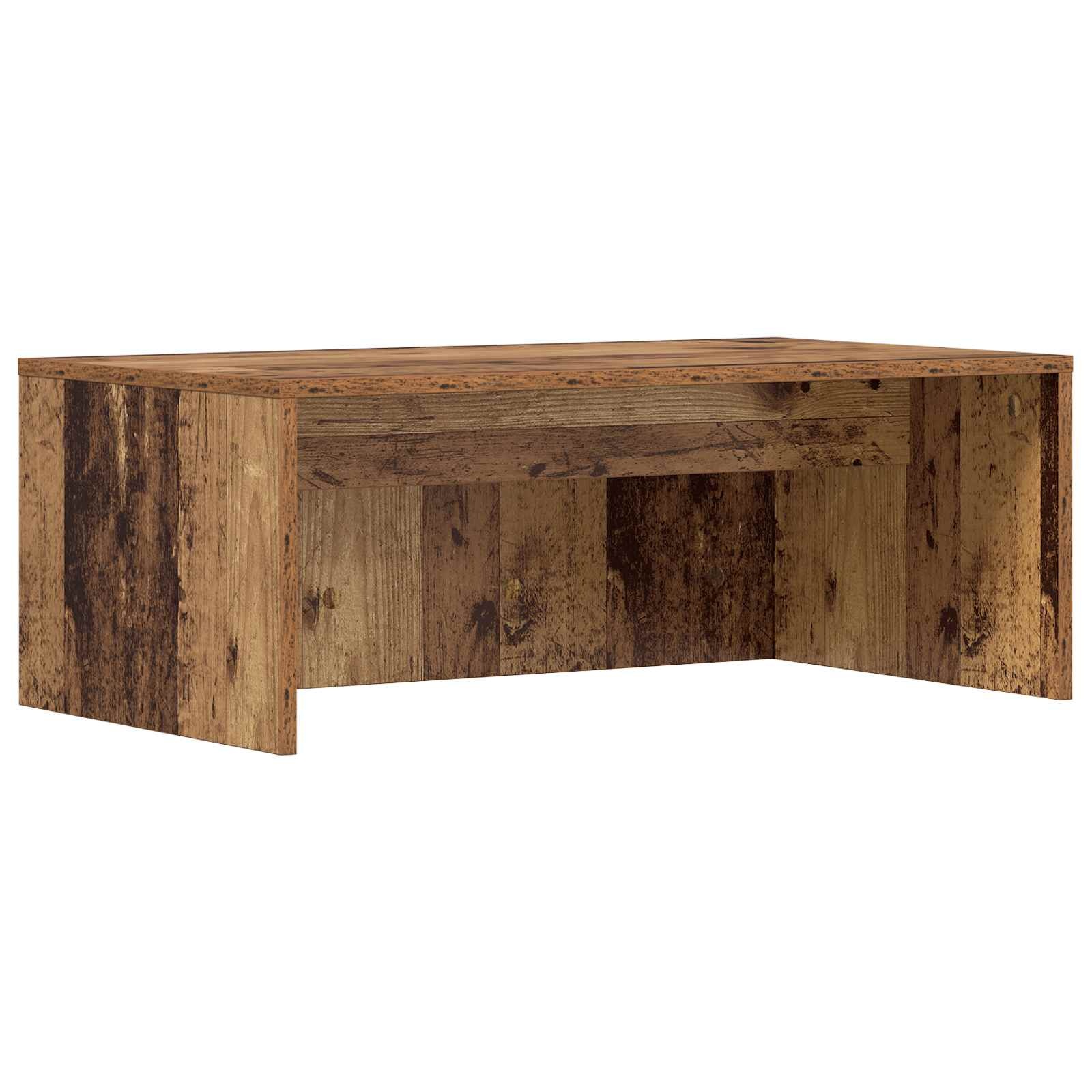 VidaXL Aan de muur bevestigd bureau Oud Hout 80 x 45 x 30 cm