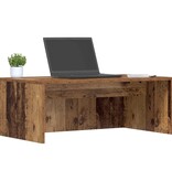 VidaXL Aan de muur bevestigd bureau Oud Hout 80 x 45 x 30 cm