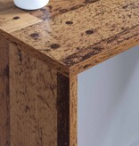 VidaXL Aan de muur bevestigd bureau Oud Hout 80 x 45 x 30 cm