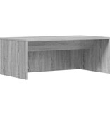 VidaXL Aan de muur bevestigd bureau Grijs Sonoma 80 x 45 x 30 cm