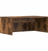 VidaXL Aan de muur bevestigd bureau Gerookt eiken 80 x 45 x 30 cm