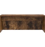 VidaXL Aan de muur bevestigd bureau Gerookt eiken 80 x 45 x 30 cm