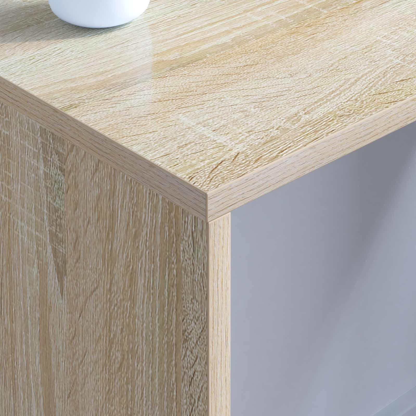 VidaXL wandbureau Sonoma Eiken 80 x 45 x 30 cm