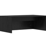 VidaXL Aan de muur bevestigd bureau Zwart Eiken 80 x 45 x 30 cm