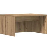 VidaXL Aan de muur bevestigd bureau Artisan Eiken 60 x 45 x 30 cm