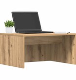 VidaXL Aan de muur bevestigd bureau Artisan Eiken 60 x 45 x 30 cm