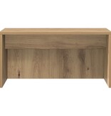 VidaXL Aan de muur bevestigd bureau Artisan Eiken 60 x 45 x 30 cm
