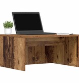 VidaXL Aan de muur bevestigd bureau Oud Hout 60 x 45 x 30 cm