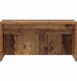 VidaXL Aan de muur bevestigd bureau Oud Hout 60 x 45 x 30 cm