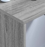 VidaXL Aan de muur bevestigd bureau Grijs Sonoma 60 x 45 x 30 cm