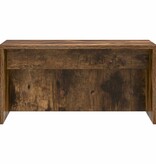 VidaXL Aan de muur bevestigd bureau Gerookt eiken 60 x 45 x 30 cm