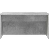 VidaXL Aan de muur bevestigd bureau Beton Grijs 60 x 45 x 30 cm