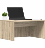 VidaXL Aan de muur bevestigd bureau Sonoma Eiken 60 x 45 x 30 cm