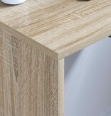 VidaXL Aan de muur bevestigd bureau Sonoma Eiken 60 x 45 x 30 cm